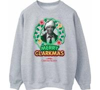 National Lampoon's Christmas Vacation - "Greyscale Clarkmas" Sweat-shirt pour hommes - design de Noël BI2089 (XL) (Gris)