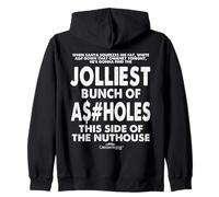 National Lampoon's Christmas Vacation Jolliest Bunch Text Sweat à Capuche