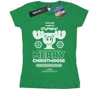 National Lampoon's Christmas Vacation - "Merry Christmoose" T-shirt pour femme BI36277 (S) (Vert irlandais)