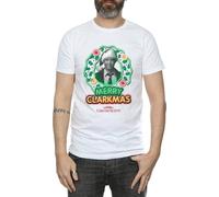 National Lampoon's Christmas Vacation - "Merry Clarkmas" T-shirt pour homme BI1667 (M) (Blanc)