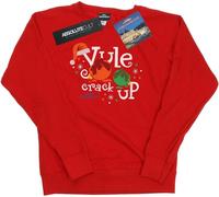 National Lampoon's Christmas Vacation - "Yule Crack Up" Sweat-shirt pour femme BI9857 (XXL) (Rouge)