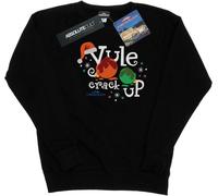 National Lampoon's Christmas Vacation - "Yule Crack Up" Sweatshirt für Damen BI9857 (M) (Schwarz)