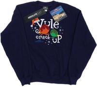 National Lampoon's Christmas Vacation - "Yule Crack Up" Sweatshirt für Damen BI9857 (XL) (Marineblau)