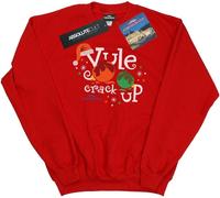 National Lampoon's Christmas Vacation - "Yule Crack Up" Sweatshirt für Herren BI43139 (S) (Rot)