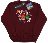 National Lampoon's Christmas Vacation - "Yule Crack Up" Sweatshirt für Herren BI43139 (XL) (Burgunderrot)