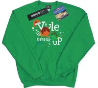 National Lampoon's Christmas Vacation - "Yule Crack Up" Sweatshirt für Herren BI43139 (XXL) (Irisch-Grün)