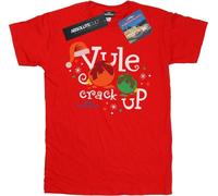 National Lampoon's Christmas Vacation - "Yule Crack Up" T-Shirt für Herren BI43972 (L) (Rot)