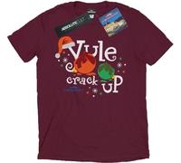 National Lampoon's Christmas Vacation - "Yule Crack Up" T-Shirt für Herren BI43972 (XL) (Burgunderrot)