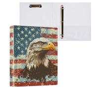 National Memorial Day Bird Lot de 1/2 classeurs assortis 3 anneaux avec couverture de poche 200 feuilles