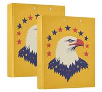 National Memorial Day Bird Lot de 1/2 dossiers de cahier 3 anneaux avec poches, 200 feuilles