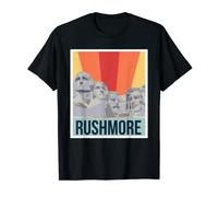 National Memorial Mount Rushmore Présidents américains Dakota du Sud T-Shirt