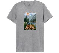 National Park « Great Smoky Mountains » MENAPADTS006 T-Shirt Homme, Gris Melange, Taille L