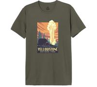 National Park « Yellowstone » MENAPADTS007 T-Shirt Homme, Kaki, Taille L