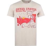 National Parks - T-shirt "Grand Canyon" pour homme TV1224 (M) (Sand)
