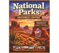National Parks Word Search Puzzle Book - Southwest Edition: Word Searches About the Grand Canyon, Zion, Bryce Canyon, Arches & More | Progressive ... | Relaxing Travel-Themed Puzzles | 125 Pages