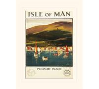 National Railway Museum Isle of Man (Pleasure Island) 30 x 40 cm montée d'impression