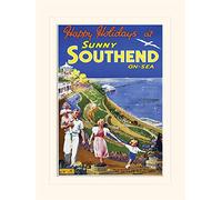 National Railway Museum Southend-on-Sea (Happy Holidays) 30 x 40 cm montée d'impression