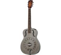 National Reso-Phonic National Reso-Phonic Raw Steel Single Cone 14 Fret