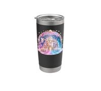 National Tooth Fairy Day Dental Pixie Palace Gobelet isotherme en acier inoxydable double paroi
