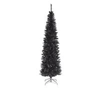 National Tree TT33-704-60 Arbre à guirlandes avec Support en métal Noir 1,8 m