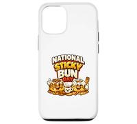 Nationale Sticky Bun Day Cinnamon Cute Roll Bun Kawaii Idée Coque pour iPhone 12/12 Pro