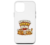 Nationale Sticky Bun Day Cinnamon Cute Roll Bun Kawaii Idée Coque pour iPhone 12 Mini