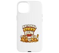 Nationale Sticky Bun Day Cinnamon Cute Roll Bun Kawaii Idée Coque pour iPhone 15 Plus