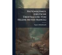 Nationalismus. [deutsche Ã bertragung Von Helene Meyer-franck.]