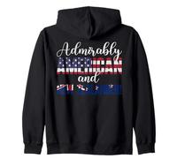 Nationalités Mixtes admirablement américaines et néo-zélandaises Sweat à Capuche