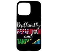 Nationalités Mixtes brillamment bermudiennes et tanzaniennes Coque pour iPhone 15 Pro Max