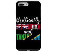 Nationalités Mixtes brillamment bermudiennes et tanzaniennes Coque pour iPhone 7 Plus/8 Plus