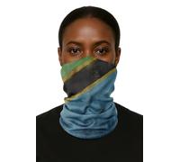 NATIONHEAD Tour de Cou Drapeau - Confort Premium avec Technologie NoseGrip® - Multifonctionnel - Taille Unique - Lycra Indéchirable & Ultra-Respirant (Tanzania - Tanzanie)