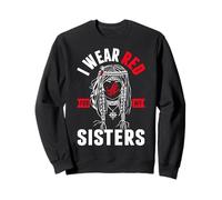 Native America MMIW Awareness - Je Porte du Rouge pour Mes sœurs Sweatshirt