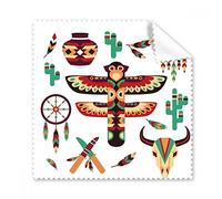 Native American Dream Catcher poterie Indien Totem Sacrifice Lunettes Chiffon Chiffon de Nettoyage Cadeau Nettoyant pour Écran de Téléphone 5 Pcs