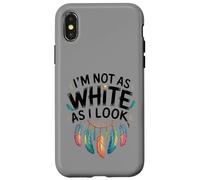 Native American Heritage Day I'm Not As White As I Look Coque pour iPhone X/XS