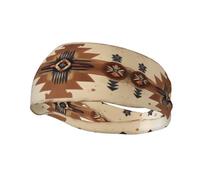 Native American Patterns Bandeau de sport pour course à pied, cyclisme, yoga et fitness