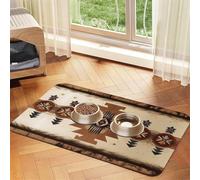 Native American Patterns Nappe en cuir absorbant pour animal domestique Convient pour chiens ou chats