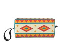 Native American Portable Handy Organizer Cosmetic Zip Travel Bag Everyday Organizer, Amérindien., Taille unique