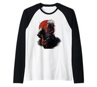 Native American Pride Indian Chief Sunset Indian Tribe Manche Raglan