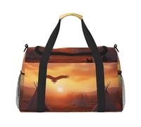 Native American Tribes Sac de voyage imperméable pour le sport, la gym et le week-end pour homme et femme