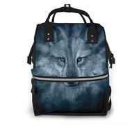Native American Wolf ArtDiaper Sac à dos Multifonction Maman Papa Sac de Soins de Bébé Sac d'Allaitement Poche