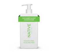 Native Après-shampoing volumisant femme et homme - Sans silicones ni sulfate - Parfum concombre et menthe - Pour des cheveux denses et volumineux - 487 ml