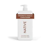 Native Après-Shampooing Hydratant Coco & Vanille - Tous Types de Cheveux, Colorés & Traités, Fins à Secs Abîmés, Sans Sulfates, Sans Silicones & Sans Colorants (487 ml)