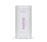Native Déodorant naturel pour homme et femme, sans aluminium avec bicarbonate de soude, probiotiques, huile de noix de coco et beurre de karité | Lilas et thé blanc