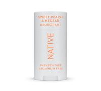 Native Déodorant naturel pour homme et femme, sans aluminium, avec bicarbonate de soude, probiotiques, huile de noix de coco et beurre de karité, pêche douce et nectar