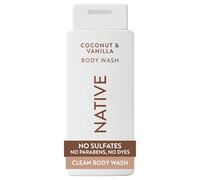 Native - Gel Douche Femme et Homme - Sans Parfums Artificiels ni Huiles Minérales - Savon Corporel Noix de Coco et Vanille - Nettoie en Douceur avec des Ingrédients Naturels (2 Pack, 532 ml)