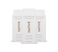 Native Gel Douche & Gel Corps pour Femmes & Hommes - Sans Sulfates & Colorants - Savon Corps Parfum Coco & Vanille - Nettoie Doucement avec des Ingrédients d'Origine Végétale (Lot de 3, 532 ml chacun)