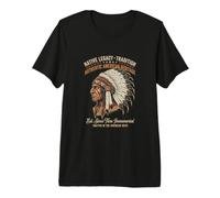 Native Legacy T-Shirt Authentique American Heritage Graphic T-Shirt Haut de Gamme