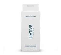 Native Lot de 2 laves-corps naturels pour femmes, hommes - Sans sulfates, sans paraben, sans colorant - Avec ingrédients naturels dérivés - Pour la peau douce et hydratante - Sel de mer et cèdre - 45