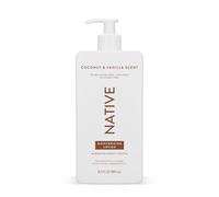 Native Lotion Corps Hommes & Femmes - Sans Silicones & Colorants - Lotion Mains Parfum Coco & Vanille + Hydratant Corps pour Peau Sèche - Avec Beurre de Karité & Glycérine (487 ml)